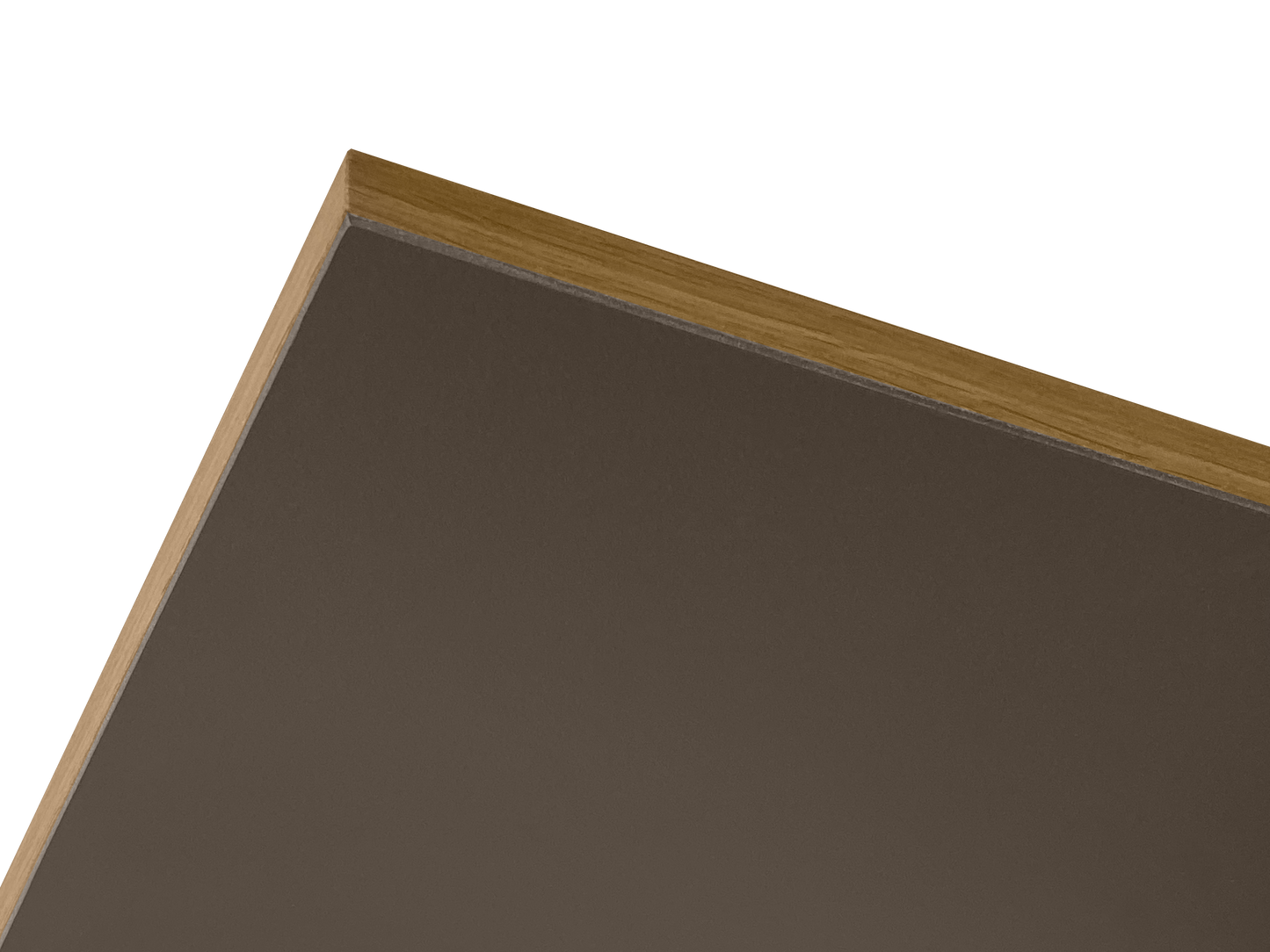 Sample of the Basic facade, Evolution Linoleum black coffee