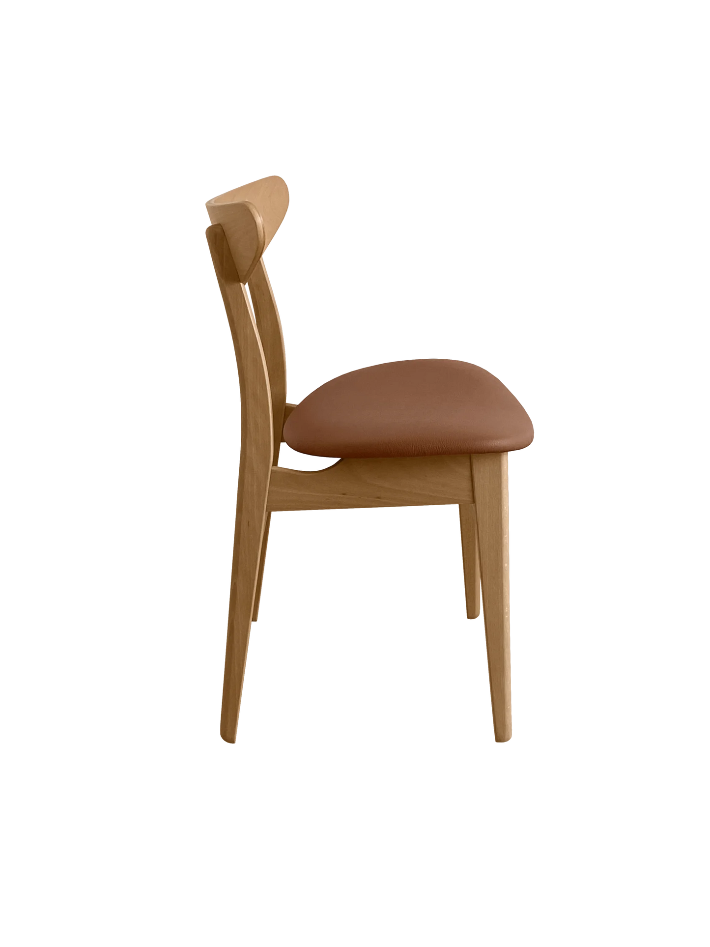 Iconic chair, red beech