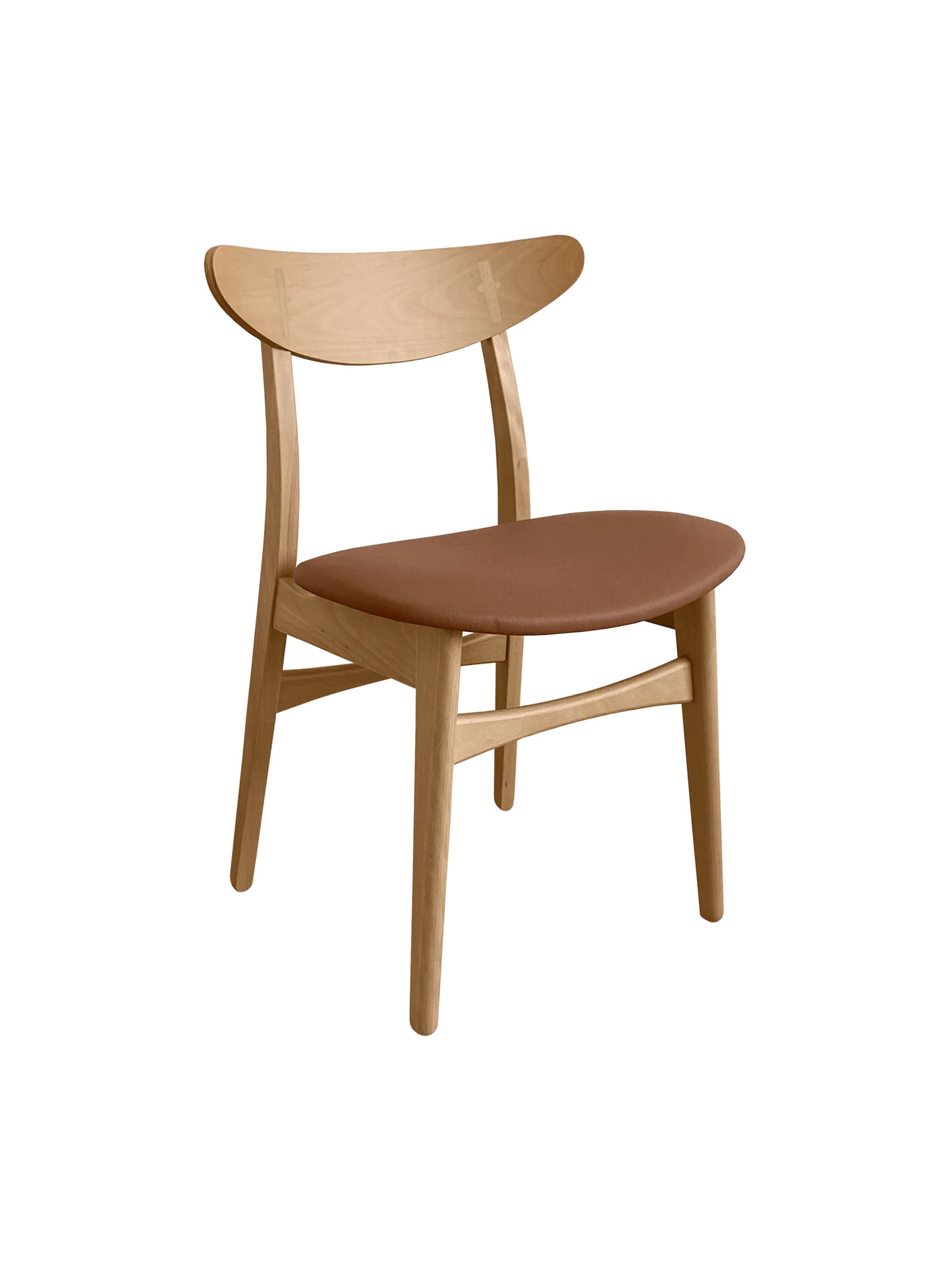 Iconic chair, red beech