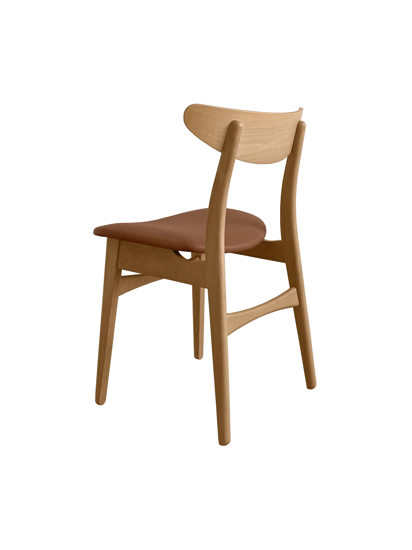 Iconic chair, red beech