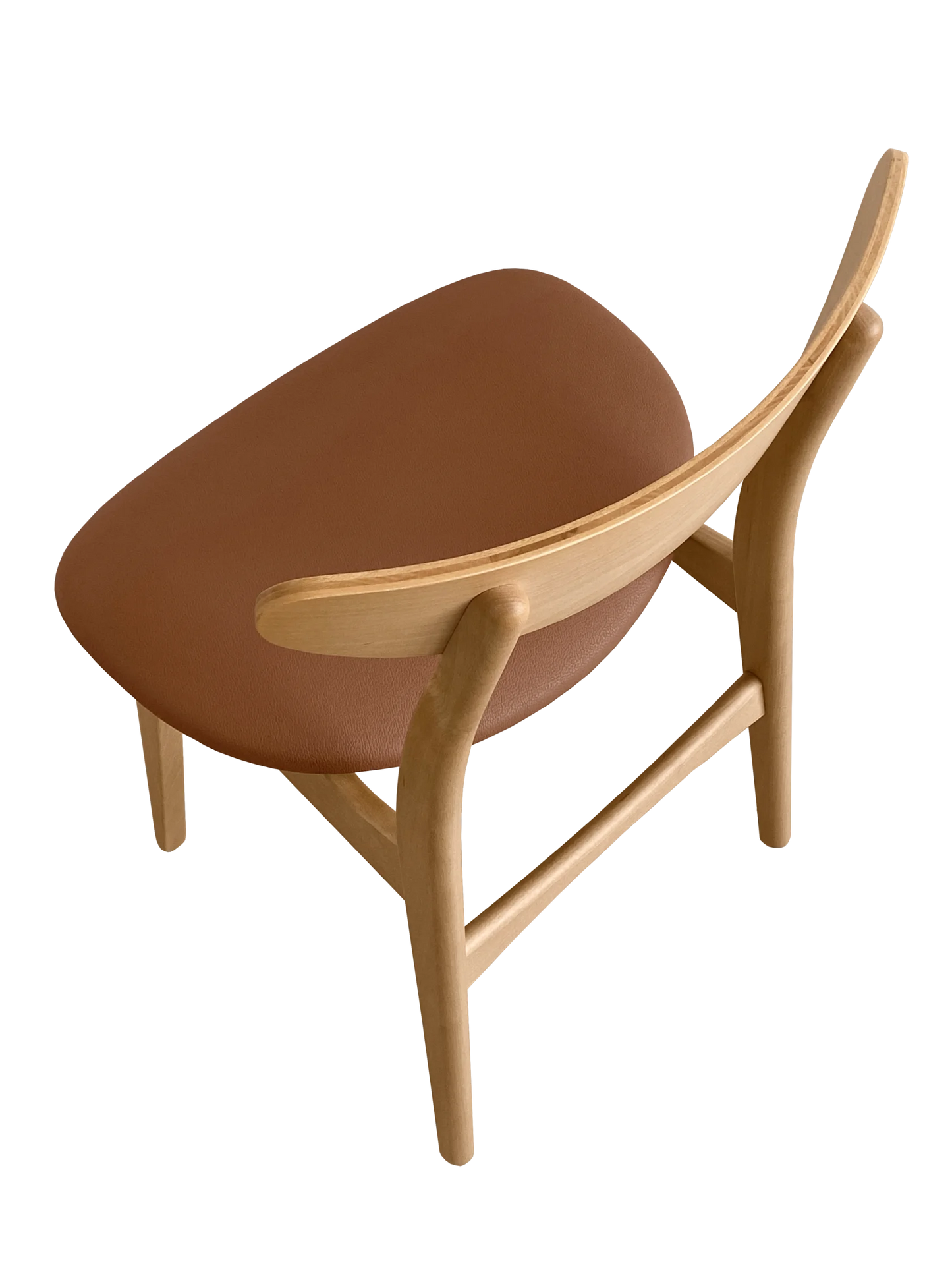 Iconic chair, red beech