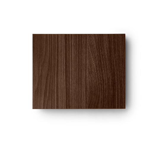 Sample of the Basic facade, Evolution Laminate Brazilian walnut 