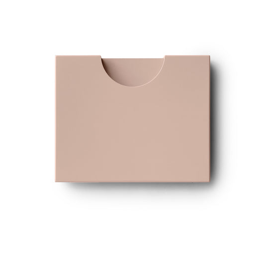 Sample of the Half Moon Color red clay facade. Color red clay handle 