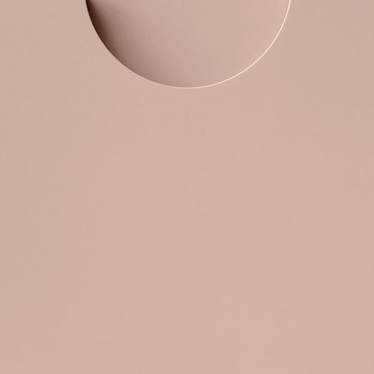 Sample of the Half Moon Color red clay facade. Color red clay handle 