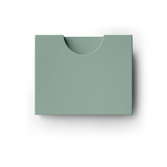 Sample of the Half Moon Color jade facade. Color jade handle 