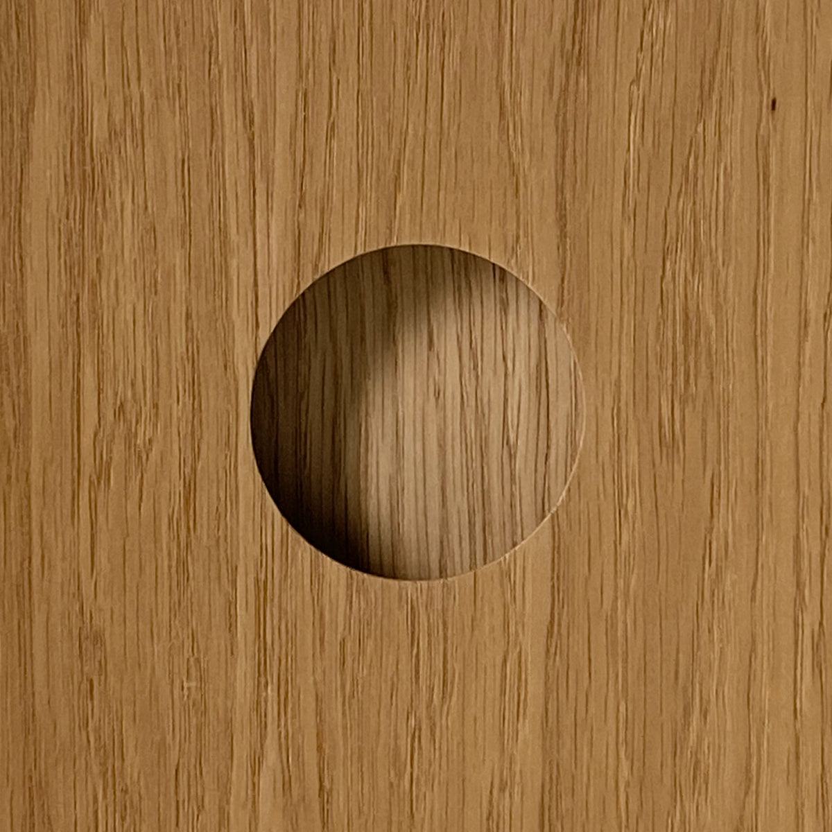 Sample of Tasty Wood facade natural oak. Handle Wood natural oak or Color