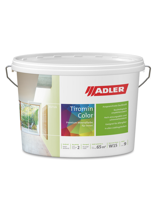 Interior paint Aviva Tiromin-Color (1, 3, 9 liters)
