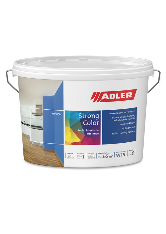 Aviva Strong Color high-resistance interior paint (1, 3, 9 liters)