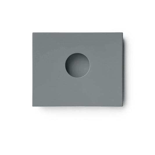 Sample of Tasty Color London Gray facade. Color London Gray handle 